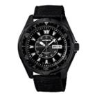 Casio Mens Black Nylon Strap Watch Amw110-1avcr