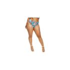 Fashion To Figure Martinique Floral Bikini Swimsuit Bottom Plus