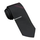 Jf J. Ferrar Accent Panel Tie And Tie Bar Set - Skinny