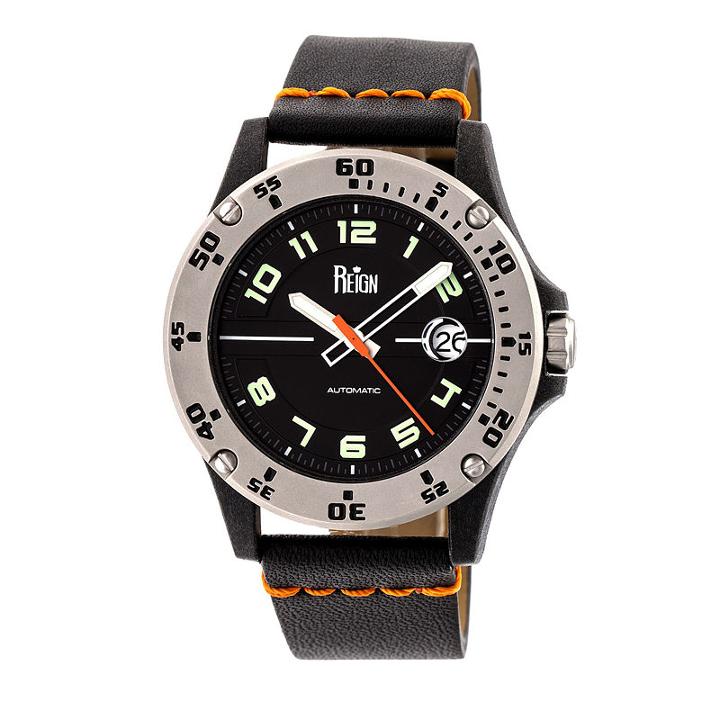 Reign Unisex Black Strap Watch-reirn5002