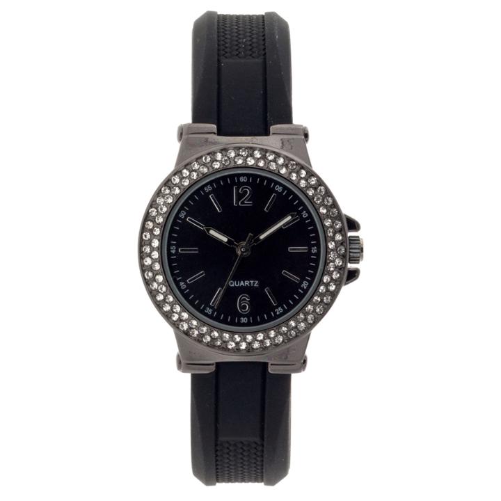 Mixit Womens Black Strap Watch-jcp2979gbk
