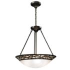 Dale Tiffany&trade; Cyprus Oaks Inverted Hanging Fixture