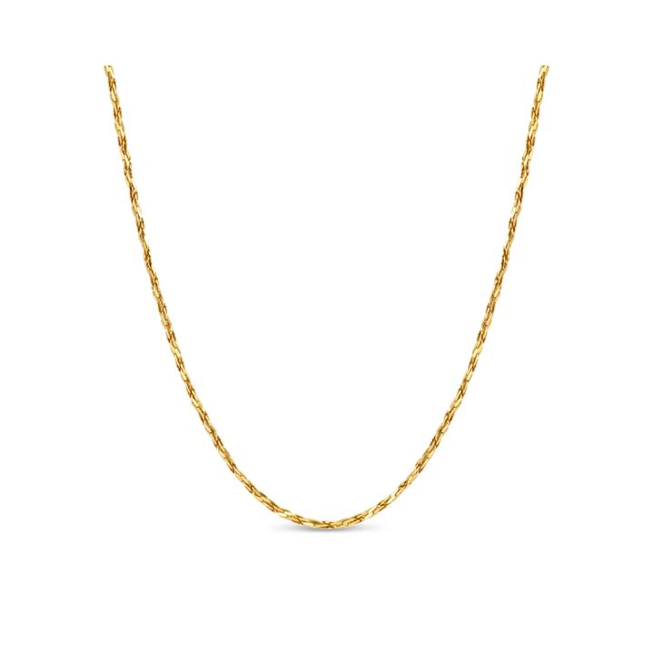 Gold Over Silver 18 Inch Chain Necklace