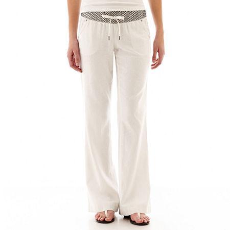 Rewash Smocked Linen Pants