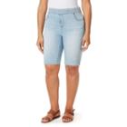 Gloria Vanderbilt Classic Fit Knit Bermuda Shorts-plus