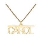 Personalized 17x32mm Arial Font Name Necklace