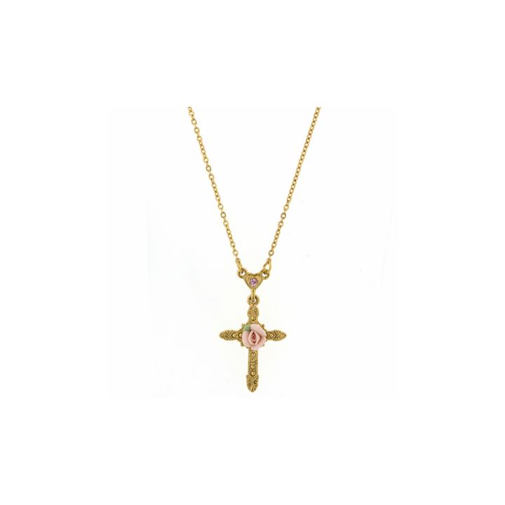 Symbols Of Faith Religious Jewelry Womens Pendant Necklace