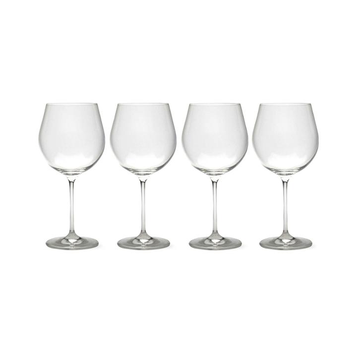 Tag Bella Burgundy Set Of 4 Wine Glasses