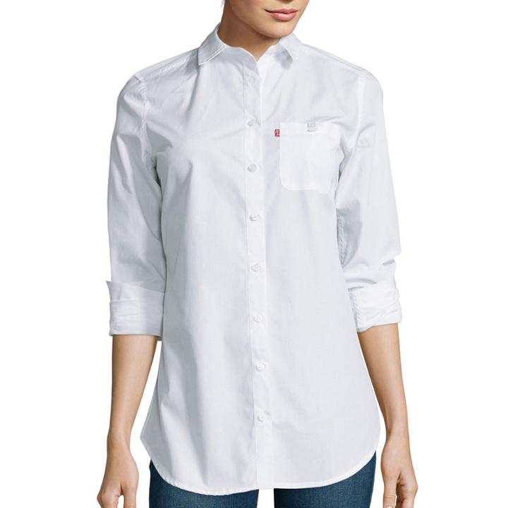 Levis Long-sleeve Button-front Tunic