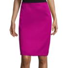 Chelsea Rose Textured Pencil Skirt