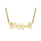 Disney Personalized Cinderella 10x30mm Name Necklace