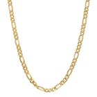 14k Gold Solid Figaro 18 Inch Chain Necklace