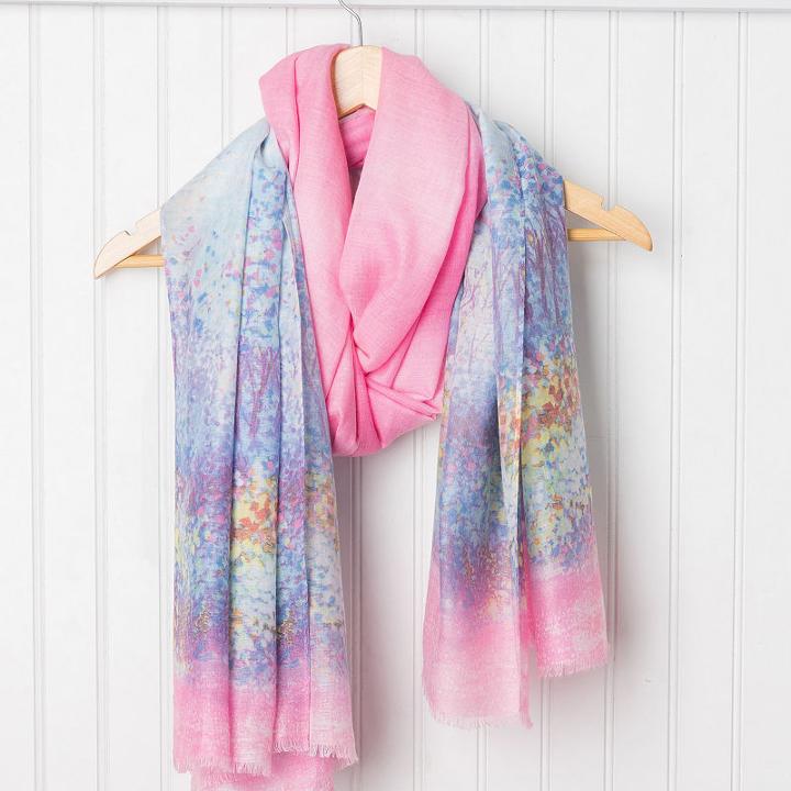 Design Imports Skinny Abstract Scarf