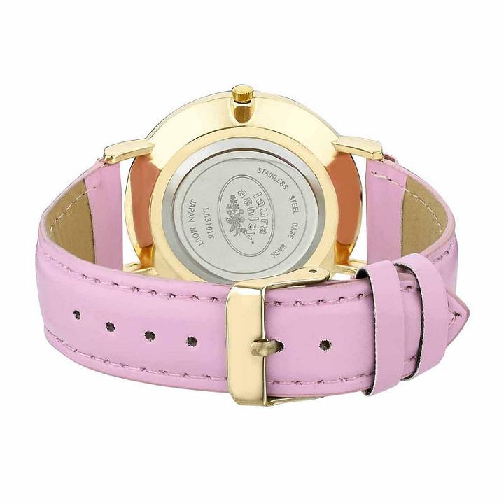 Laura Ashley Womens Pink Strap Watch-la31020pk