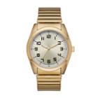 Mens Gold Tone Expansion Watch-fmdjo121