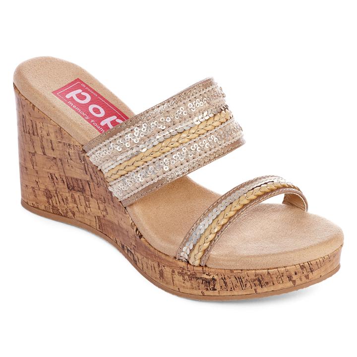 Pop Stella Slide Wedge Sandals