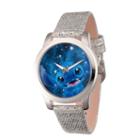 Disney Lilo & Stitch Womens Gray Strap Watch-wds000355