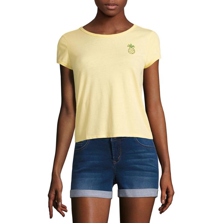 Pineapple Graphic T-shirt- Juniors