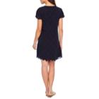 St. John's Bay Short Sleeve Embroidered Eyelet Shift Dress