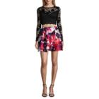 B. Darlin Lace Long Sleeve Party Dress-juniors