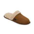 Dearfoams Microsuede Slipper With Quilting And Memory Foam