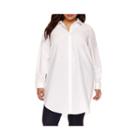 Boutique+ Long-sleeve Button-front Tunic Shirt - Plus