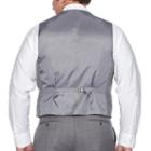 Stafford Grid Classic Fit Suit Vest - Big And Tall
