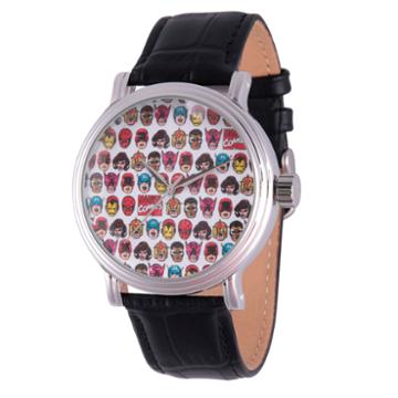 Comics Marvel Mens Black Strap Watch-wma000046