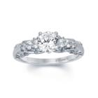 Enchanted Disney Fine Jewelry 1 C.t.t.w. Diamond 14k White Gold Snow White Ring