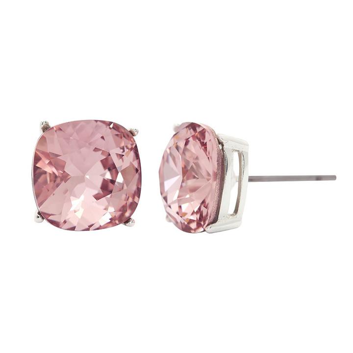 Sparkle Allure Pink 10mm Stud Earrings