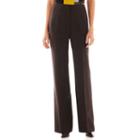 Black Label By Evan-picone Front-zip Pants