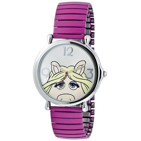 Muppets Miss Piggy Pink Expansion Band Watch