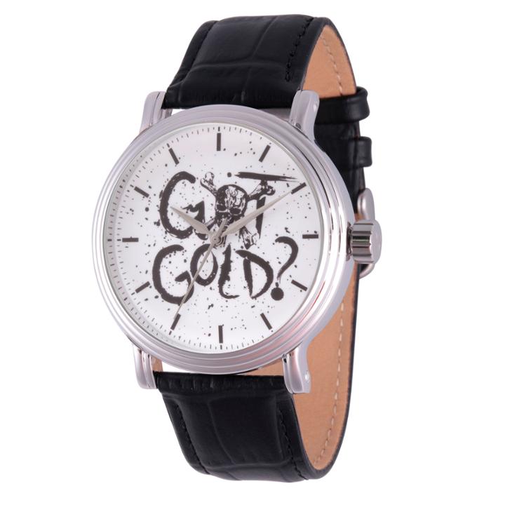 Disney Pirates Of The Carribean Mens Black Strap Watch-wds000371