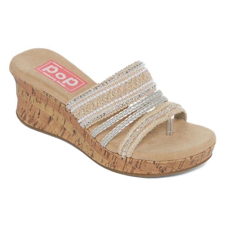 Pop Kern Womens Wedge Sandals