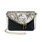 Olivia Miller Farrah Sequin Flap Envelope Shoulder Bag