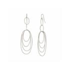 Natasha Silver-tone Multi-layer Earrings
