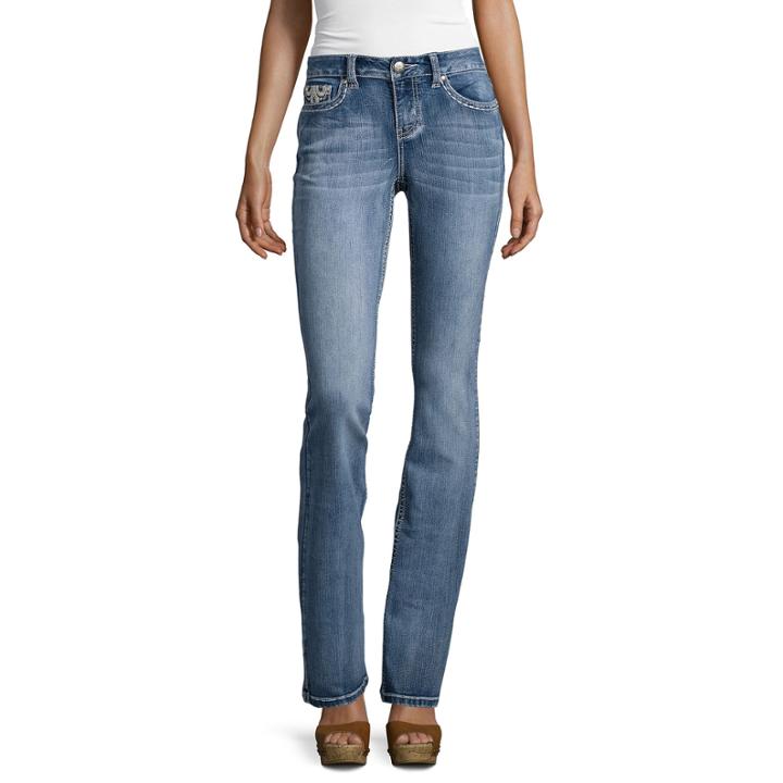 Zco Fleur De Lis Pocket Pants - Tall