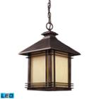 Blackwell 1-light Outdoor Led Pendant In Hazlenutbronze