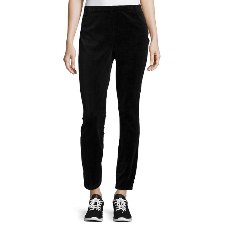 St. John's Bay Secretly Slender Velour Pants - Tall