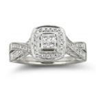 Cherished Hearts&trade; 1/3 Ct. T.w. Certified Diamond Bridal Ring