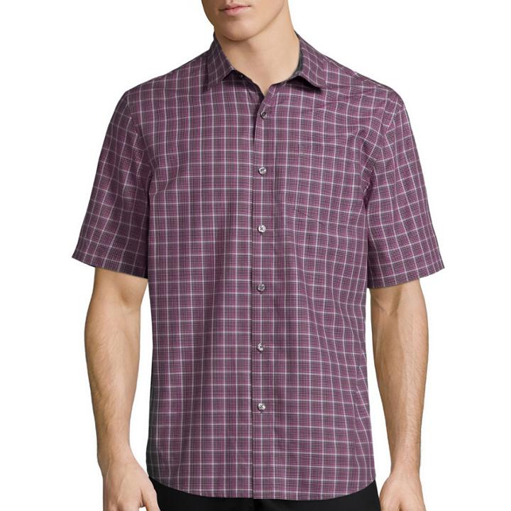 Claiborne Short-sleeve Woven Sport Shirt
