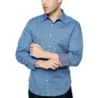 Society Of Threads Long Sleeve Floral Button-front Shirt