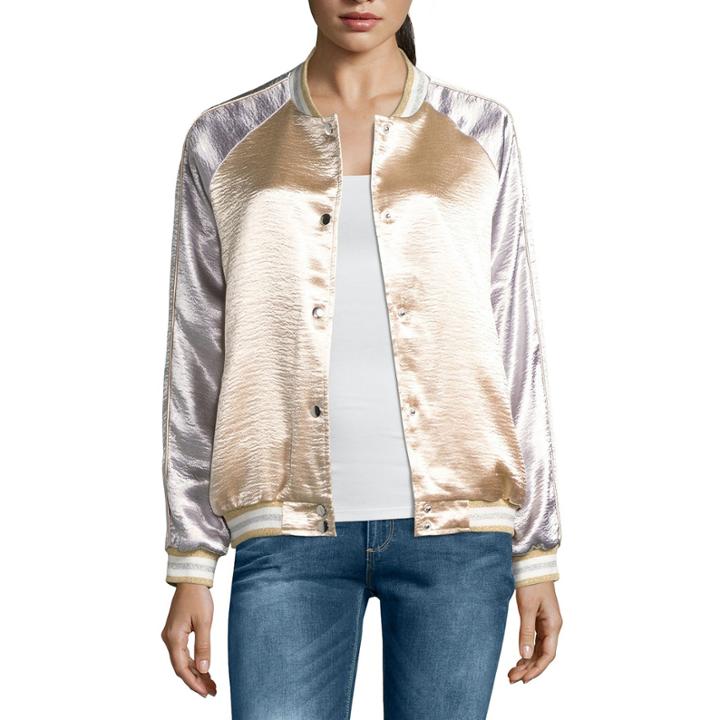 I Jeans By Buffalo Metallic Bomber Jacket