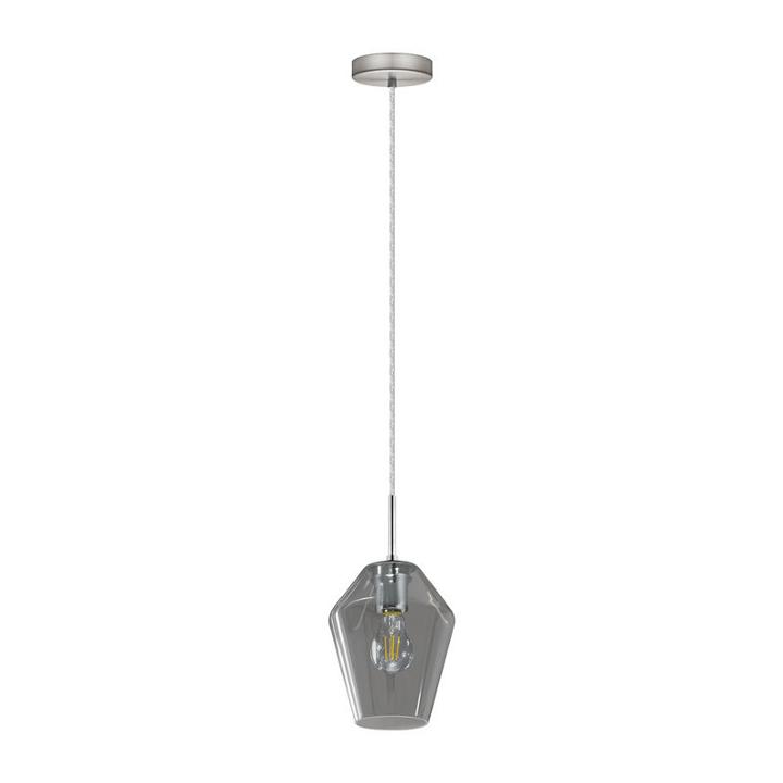Eglo Murmillo 1-light 7 Inch Matte Nickel Mini Pendant Ceiling Light