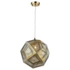 Geometrics Collection 1 Light 12 Stainless Steelpendant