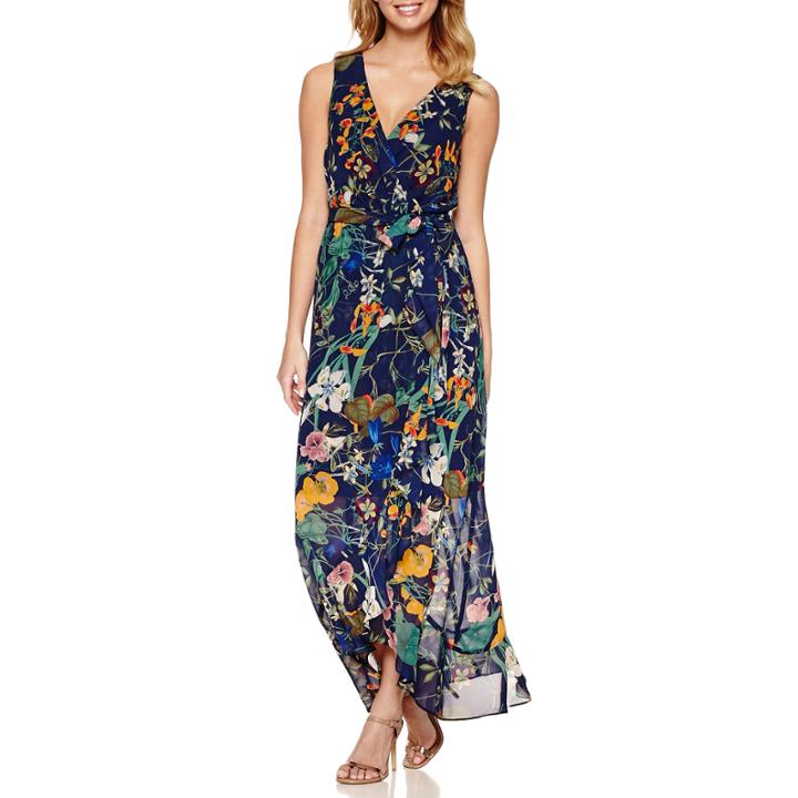 Signature By Sangria Sleeveless Maxi Dress