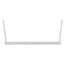 Womens 1/3 Ct. T.w. White Diamond 10k White Gold Pendant Necklace