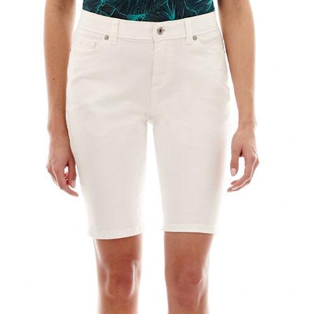 Liz Claiborne Denim Bermuda Shorts - Petite