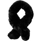 Tickled Pink Black Fringe Infinity Cold Weather Scarf