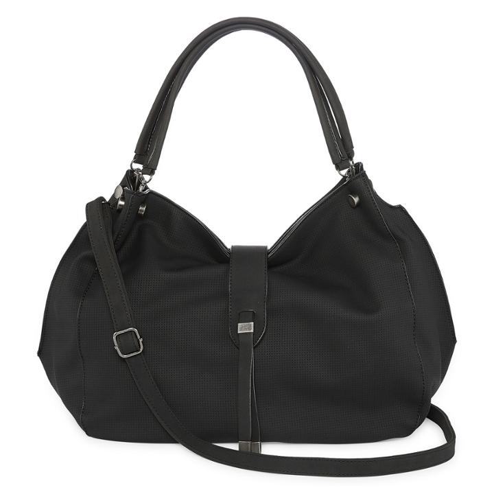 Boiyi Tab Over Large Hobo Bag